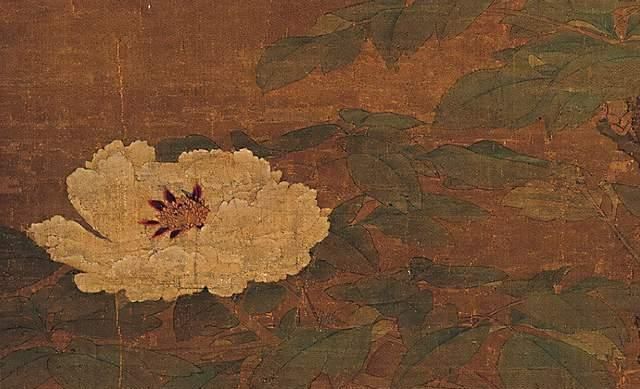 北宋时期|900年前的一幅古画,牡丹花下一只猫,旁边还藏着一条蛇