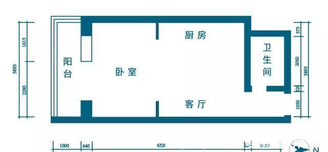 齐家敏敏|30㎡超小户型,她榨干每1㎡空间!挤出独立卫生间和双人床大卧室