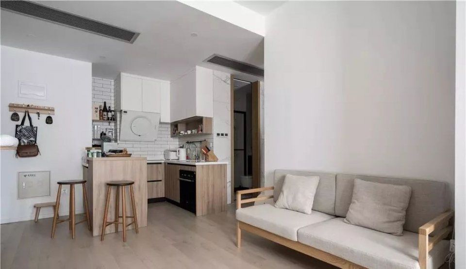 书房|45㎡日式单身公寓，不仅拥有阳光大书房，还有步入式衣帽间！