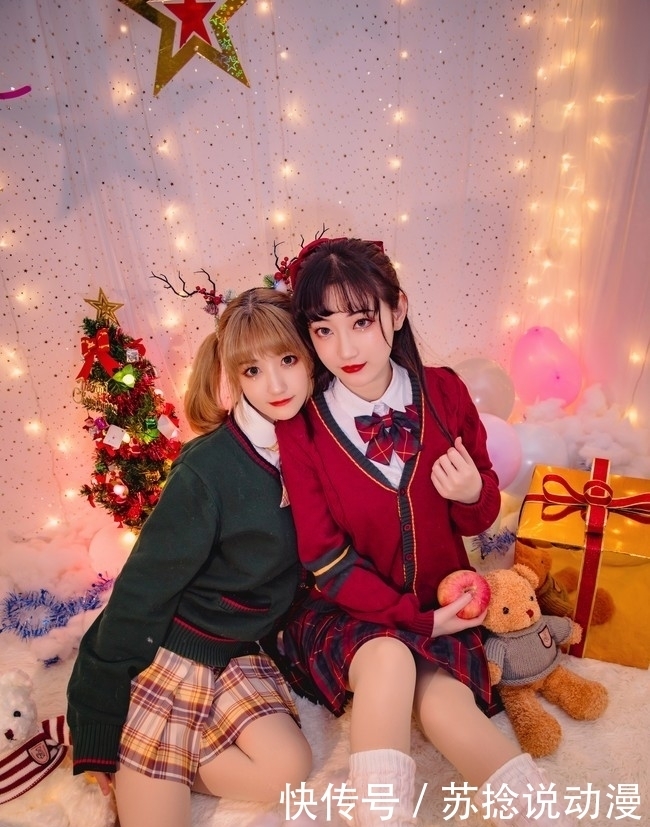 JK少女:平安夜里的颂歌,传递着欢快的旋律