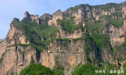 太行山|王莽岭景区十大网红景点之崖壁上的绝路 —— 昆山挂壁公路