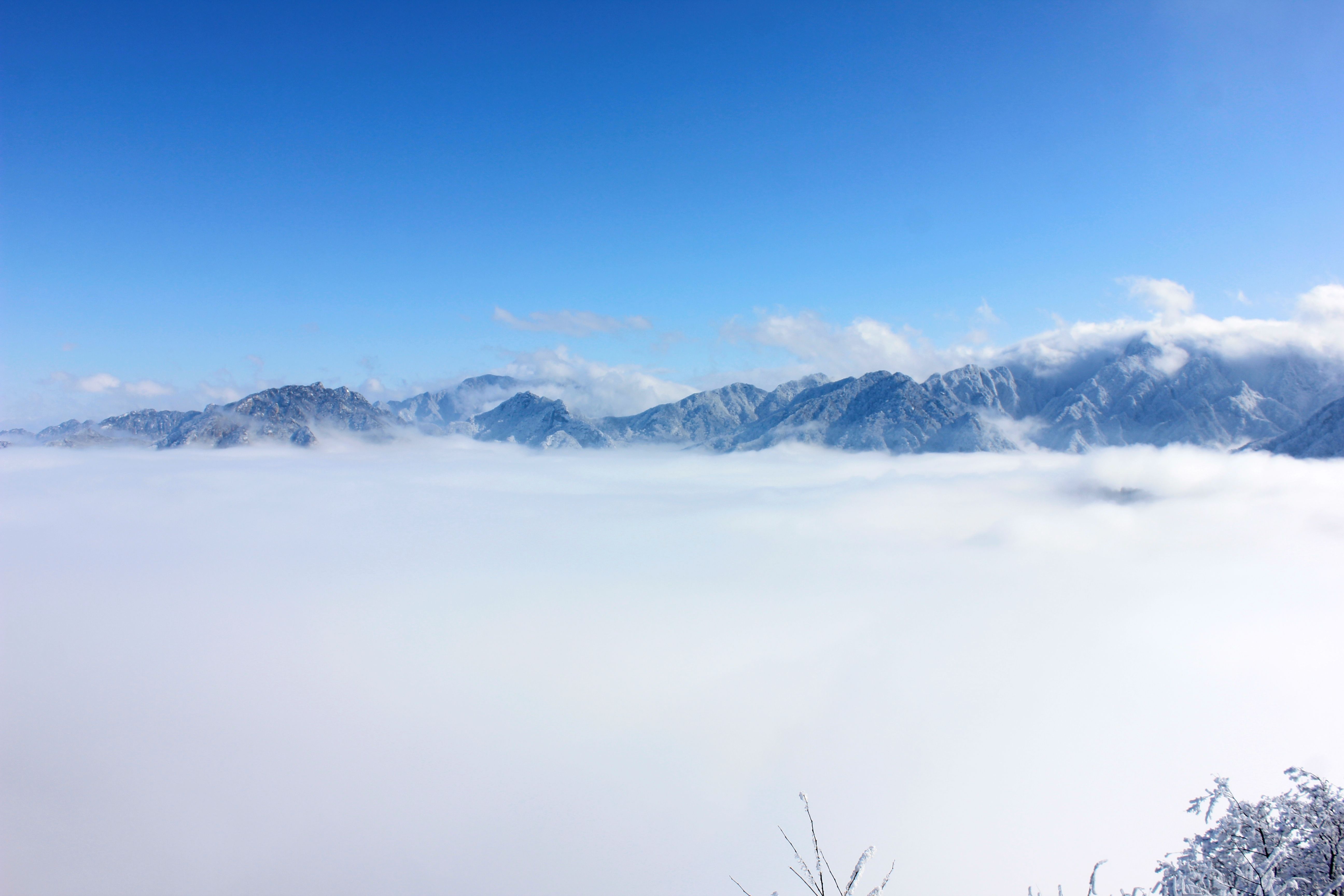 征集|【年末福利征集】雪后南五台幸遇云海