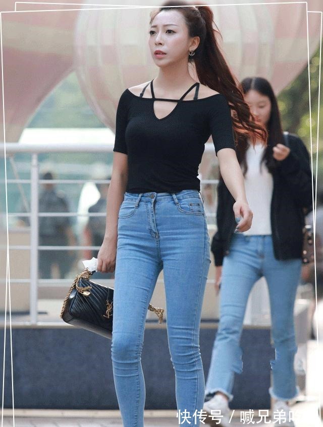 版型|牛仔裤展现出女人独立自强的态度,那简约的风格,尽显小清新范!