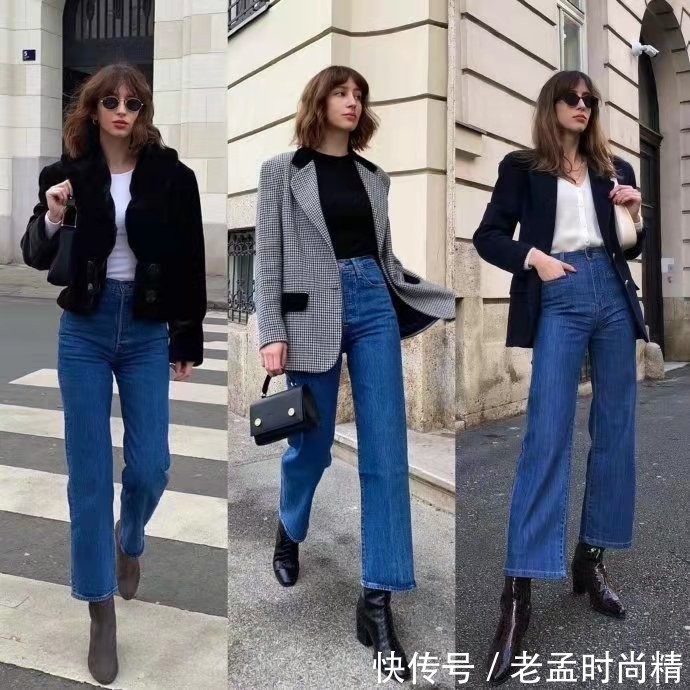 牛仔裤|简简单单的牛仔单品搭配,轻松简约