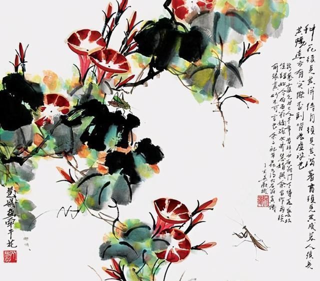 绘画@齐慧娟绘画进步明显,风格有望超过爷爷齐白石,真是后生可畏