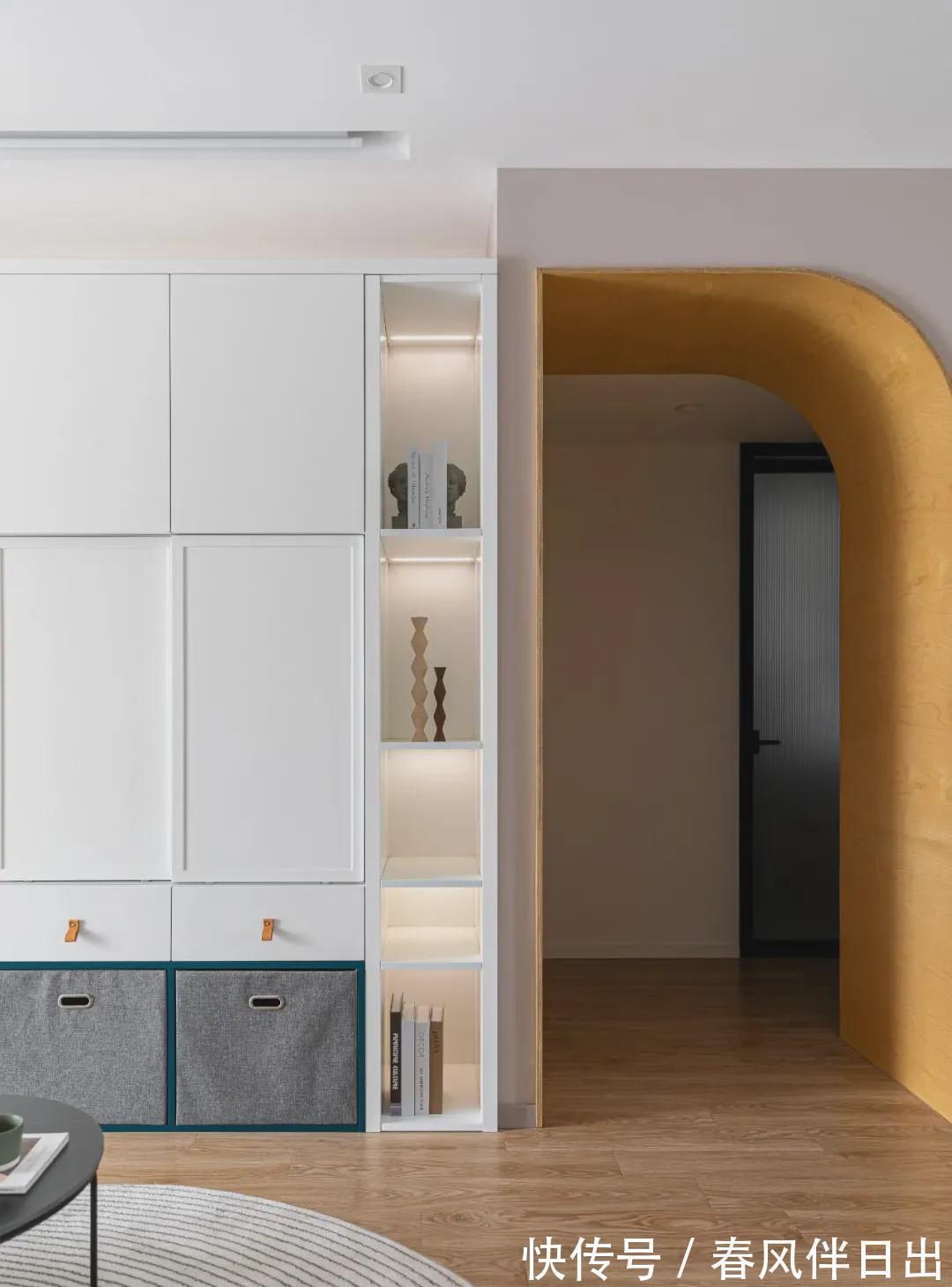 色彩|98平二手房改造,色彩童心满满!趣味温柔时光,体验家的幸福点滴