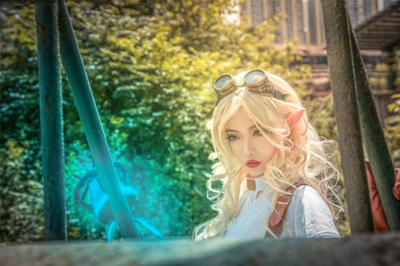 科技|英雄联盟·海克斯科技迦娜cosplay—风之化身听候您的差遣