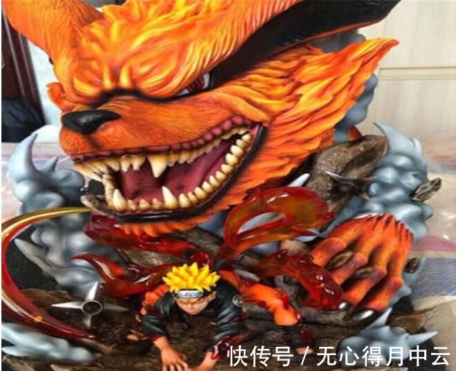 逼真|九喇嘛流口水手办遇对手，自来也脚背血管可见，我爱罗沙子做