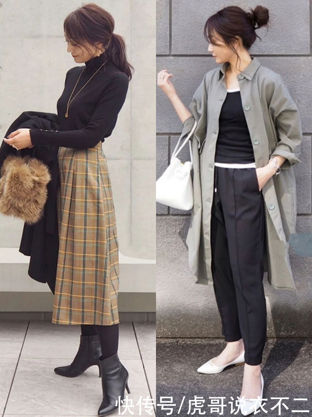 40岁女人穿衣要做减法，日本素人博主私服示范，每套都简约优雅