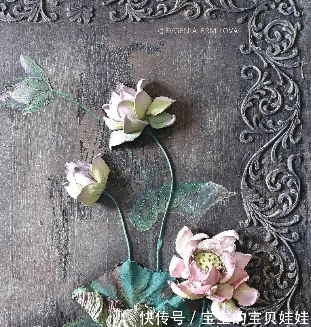 灰绿色调$颜料这种玩儿法,确定家里不是开矿的