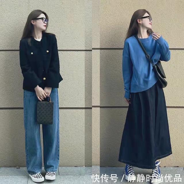 示范 秋季简约look示范：不复杂的穿搭更显气质，简简单单才是最美