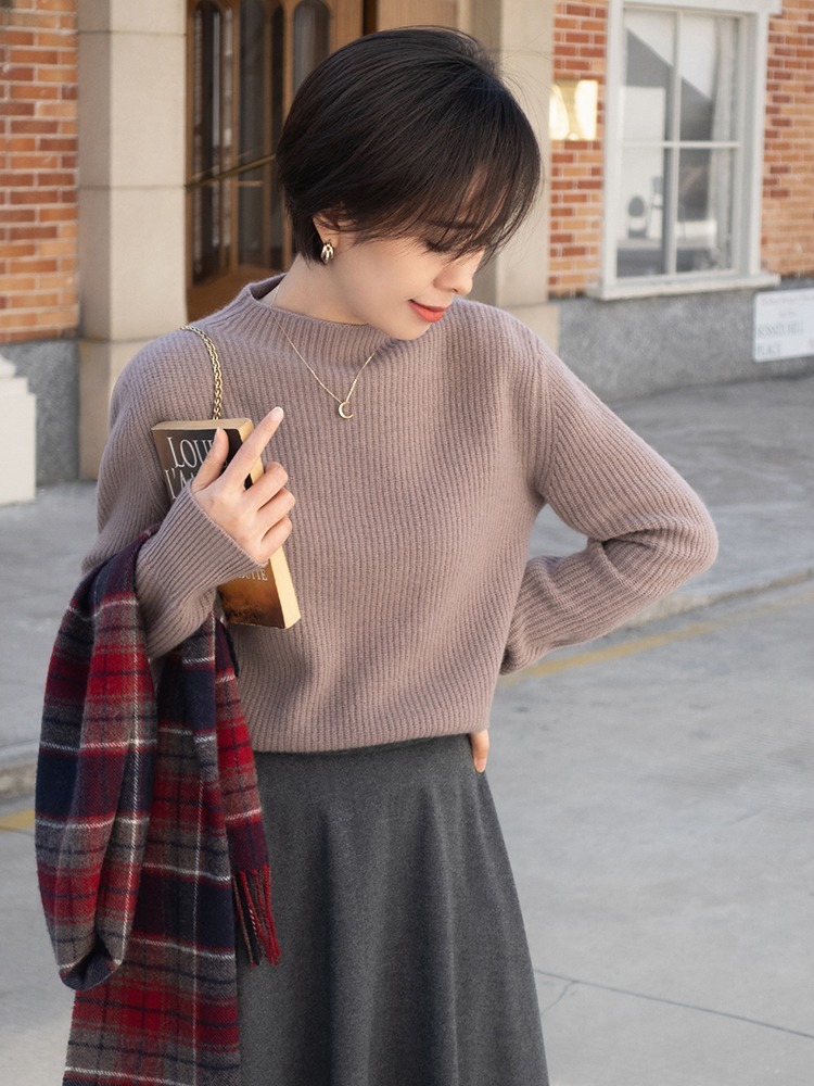 西装裤|针织衫怎么穿保暖又高级?借鉴这几组穿搭,洋气温柔又显气质