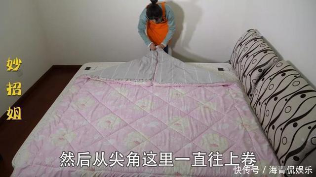 怎样换被罩最快教你一招,10多斤厚被子1分钟搞定