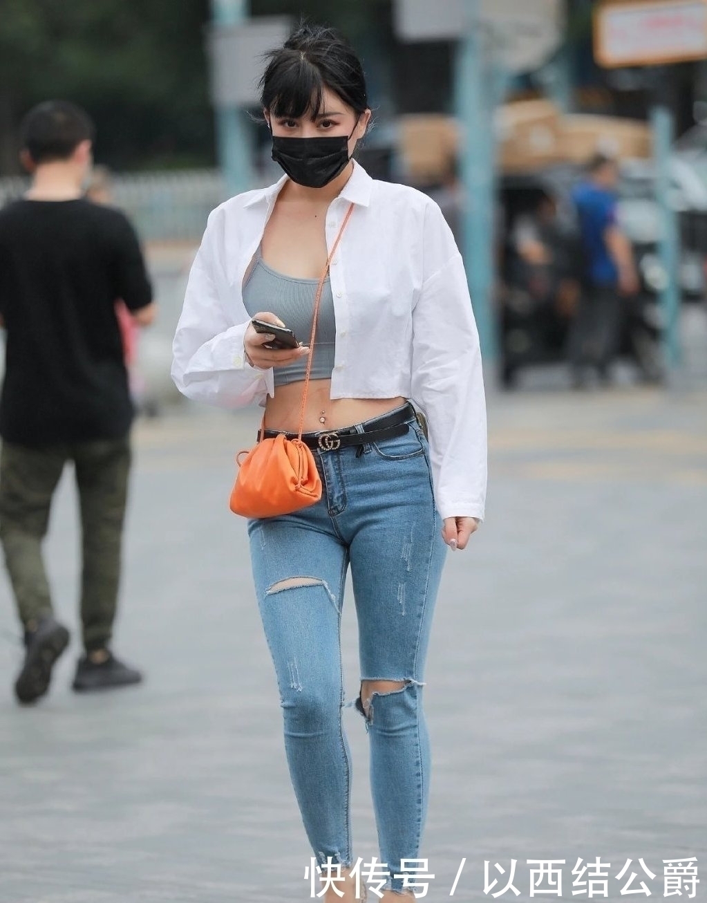 高跟鞋|运动衣+牛仔裤的混搭风,让你轻松收获好身材,美出靓丽自信感