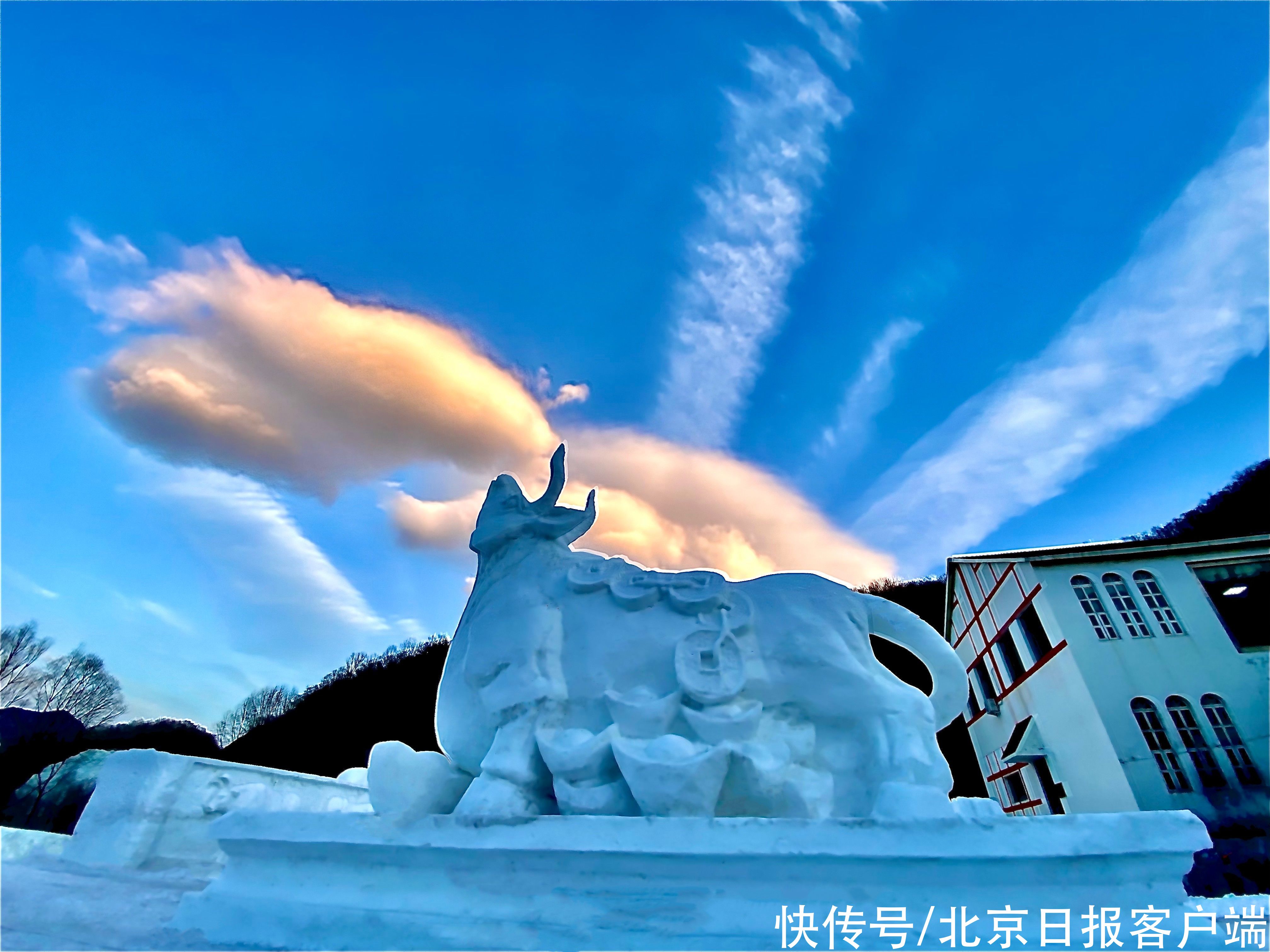 冰天雪地里过大年，玉渡山首届雪雕展盛装迎客