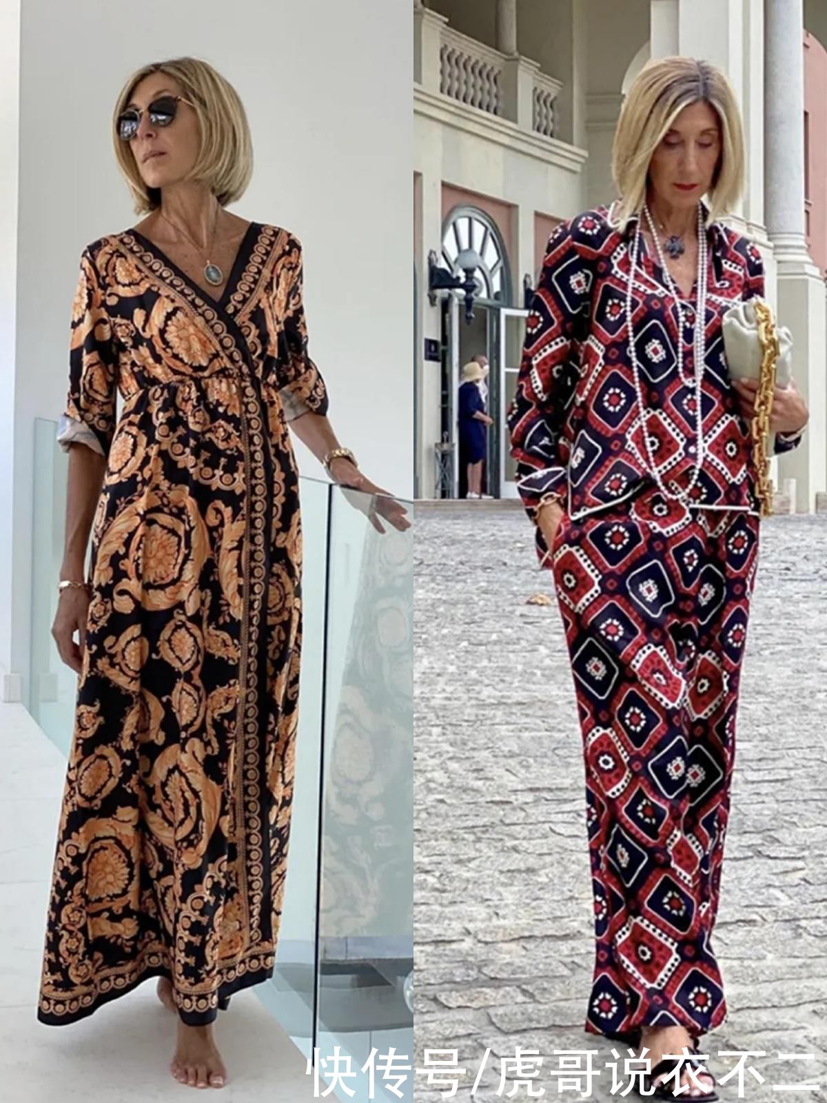 女人年过50不想被叫奶奶，学这位西班牙博主的搭配，时髦显年轻