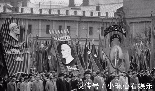 五一|老照片：1958年五一劳动节 莫斯科红场的盛大庆祝活动