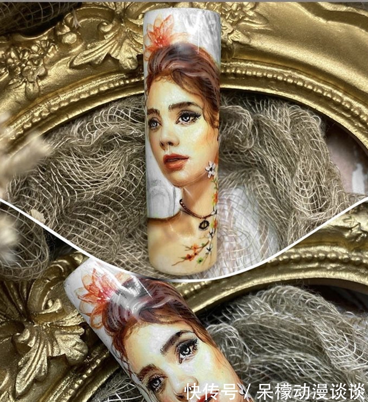 作画|在指甲上进行二次元创作,动漫的影响力已经影响到了美妆行业