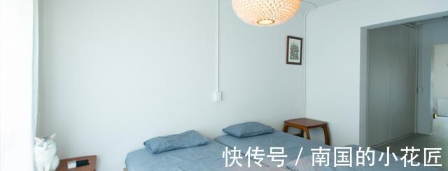 白墙|中古家具的绝佳背景,是全屋大白墙