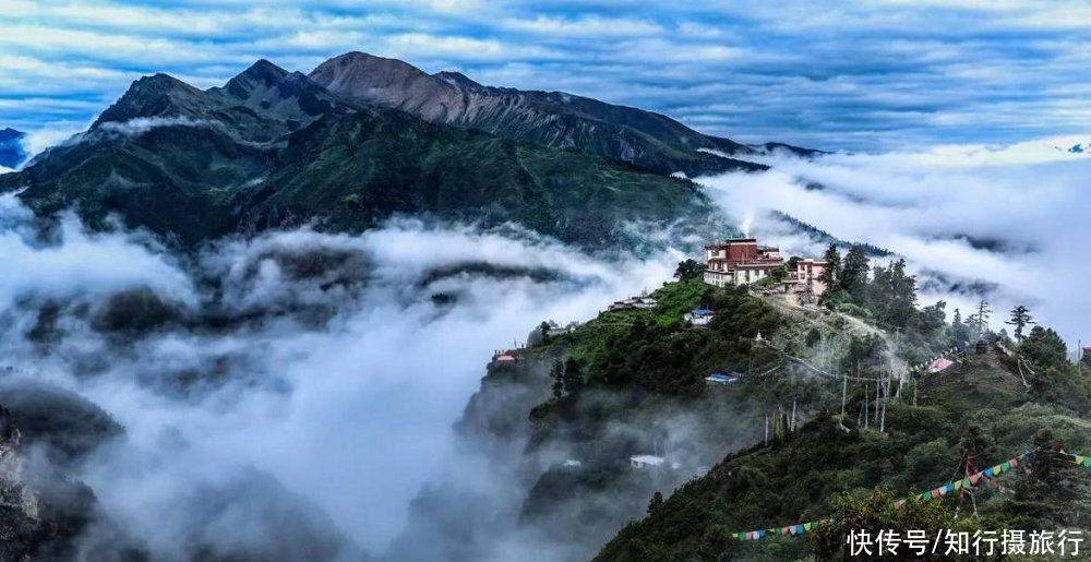 雪山|西藏山南市洛扎县游记分享之拉康卡久云中寺&拉普雪山温泉