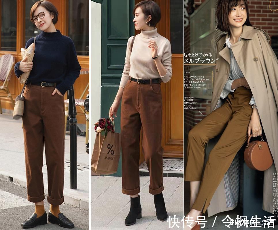 街拍 “阔腿裤”收起来吧!今年流行这样穿,适合40岁女人