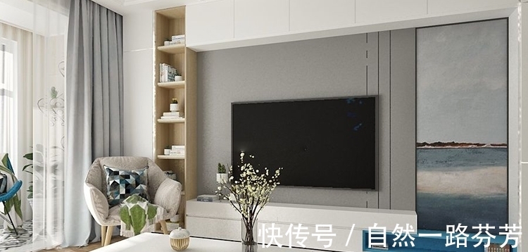 电视背景墙|电视墙别老土了，现代流行这样设计