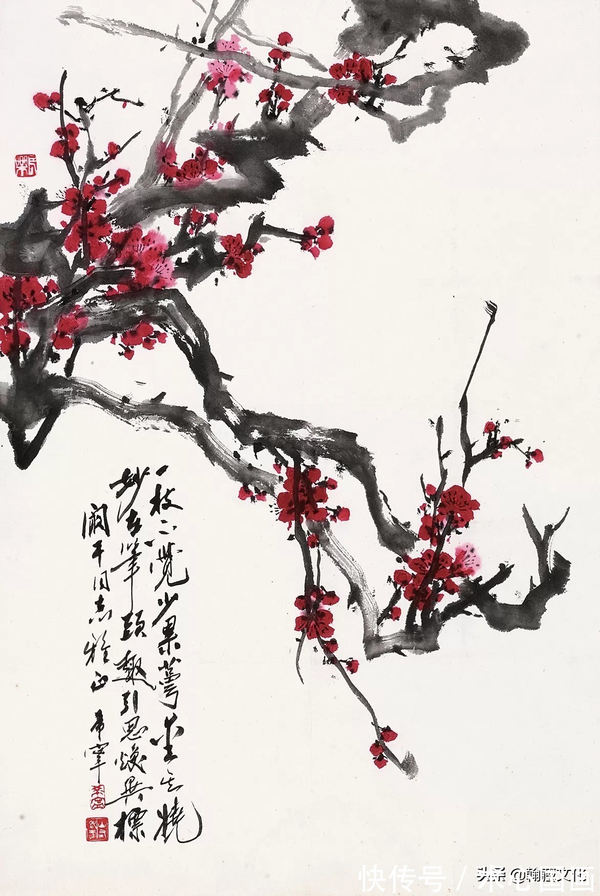 正气浩然!“梅痴”于希宁的诗与画:铁骨寒梅颂国魂