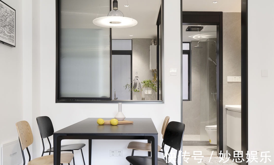 空间|80㎡实用主义装修,简约黑白灰色调,全屋简单又大气