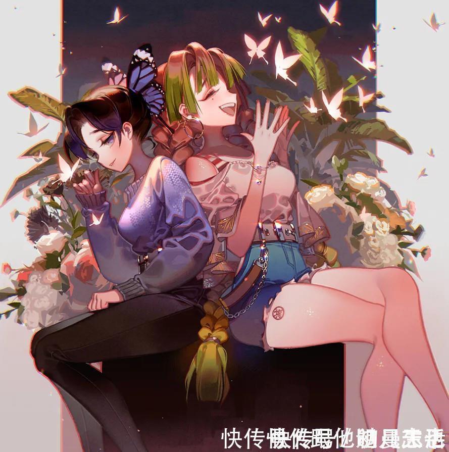 圣诞节|这些《鬼灭之刃》的同人画师,为什么画出的蝴蝶忍都很像本子呢?