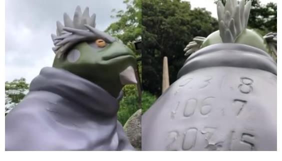 蛤蟆|火影主题公园有多real?九尾的眼神完美还原,蛤蟆深作冲破次元壁