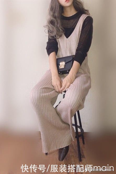 不穿不知道，原来“针织裤”可以让我的腿看起来又长又直