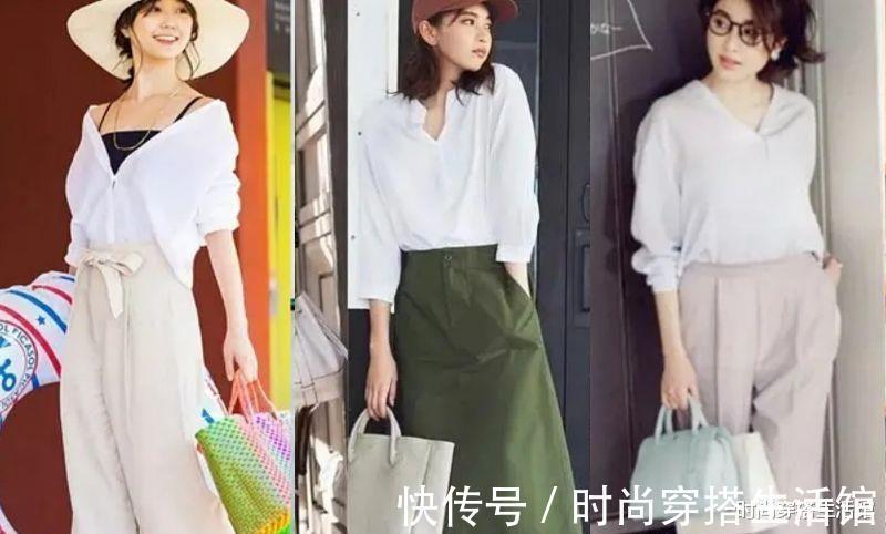 搭配|基础款白衬衫怎么穿才好看?记住这4个搭配细节,休闲通勤都实用