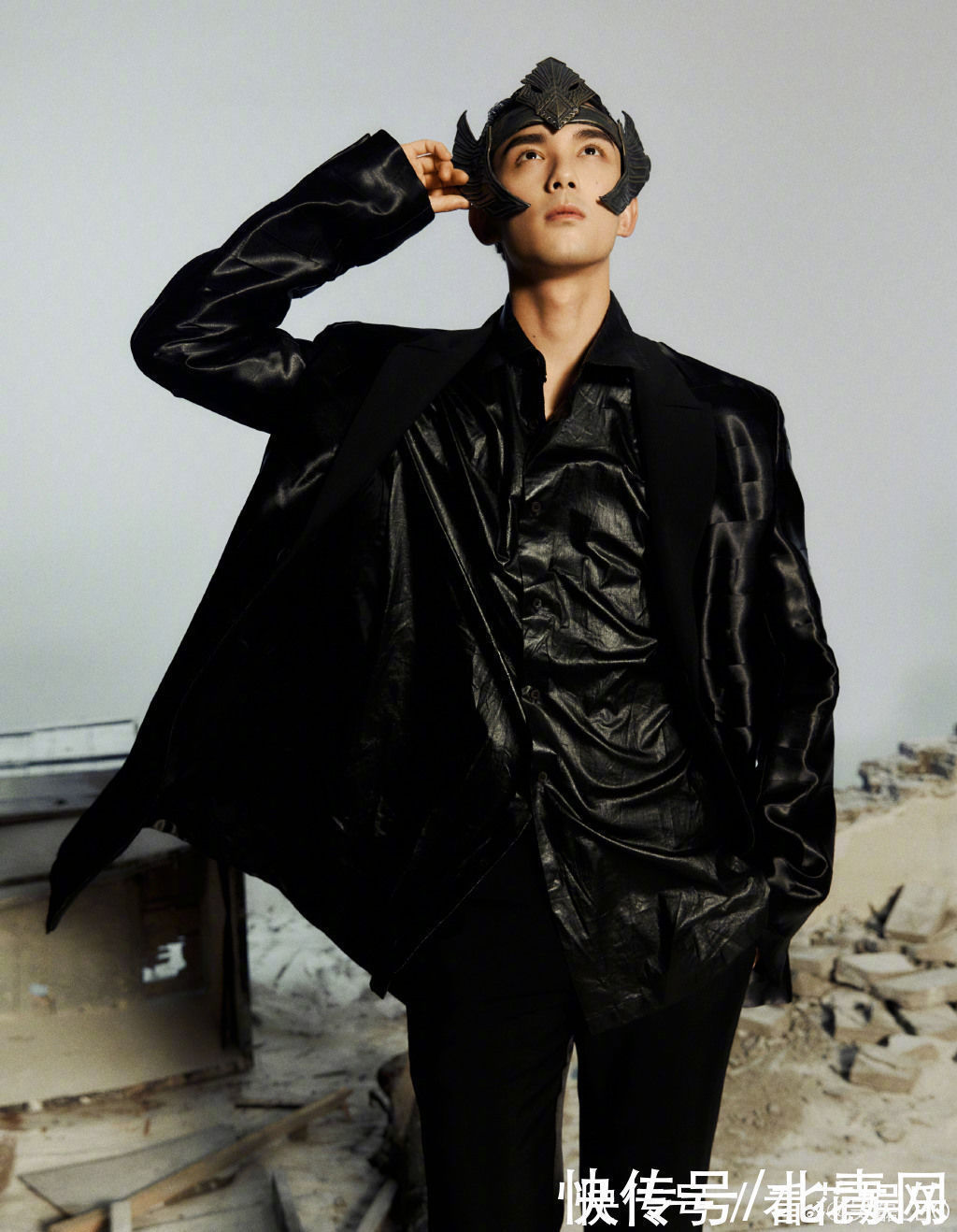 阿隼|吴磊现代潮装搭配阿隼面具 道别《长歌行》：江湖再见