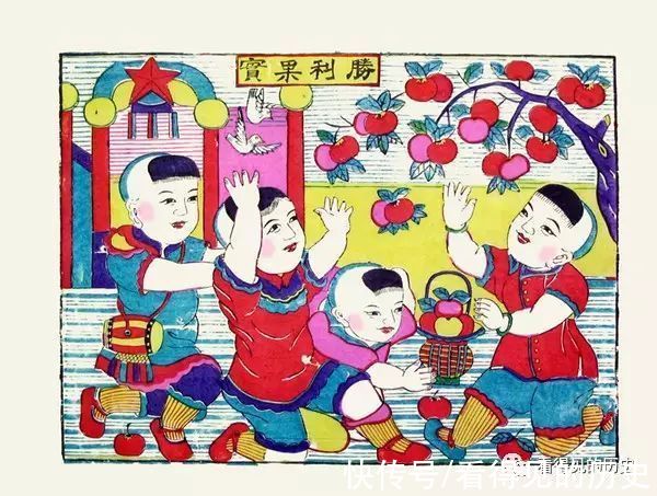 年画！五十年代山东潍坊杨家埠的年画 你可曾见过？