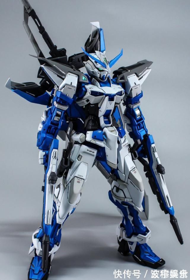 模友|模玩控:舒服配色MG比例异端高达模型蓝色机