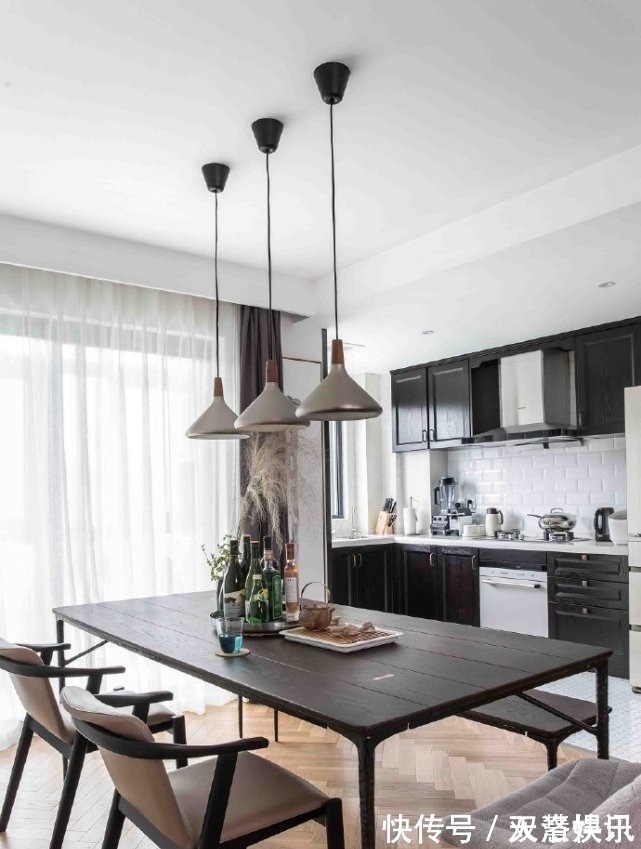 三居室|107平极简现代风三居室,简简单单回归生活本质才是真