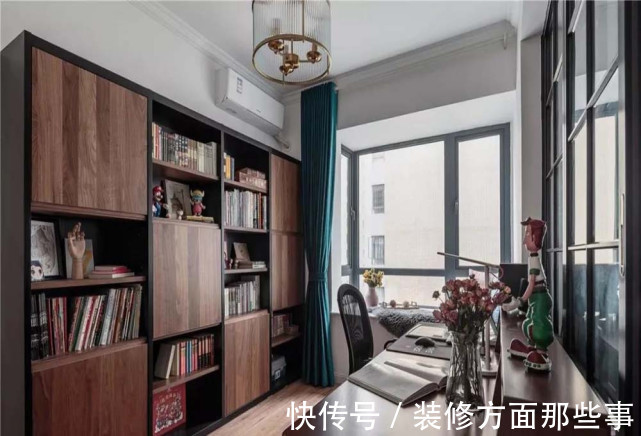 原木风|93平混搭风三居室,将原木风厨房融合到了设计中