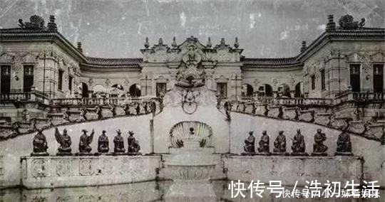 英法联军@圆明园有多宏伟?英国拍卖被烧前的照片,被拍卖出百万元天价