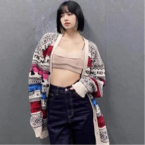 开衫毛衣可盐可甜！配连衣裙穿高级甜美，拼色款超清新！