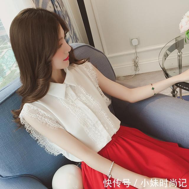 性感|炎炎夏日,浪漫又清凉当然首选雪纺衫了