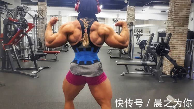 肌肉|体重200斤的强壮女孩,体脂率只有6%,给人一种全新的视觉冲击