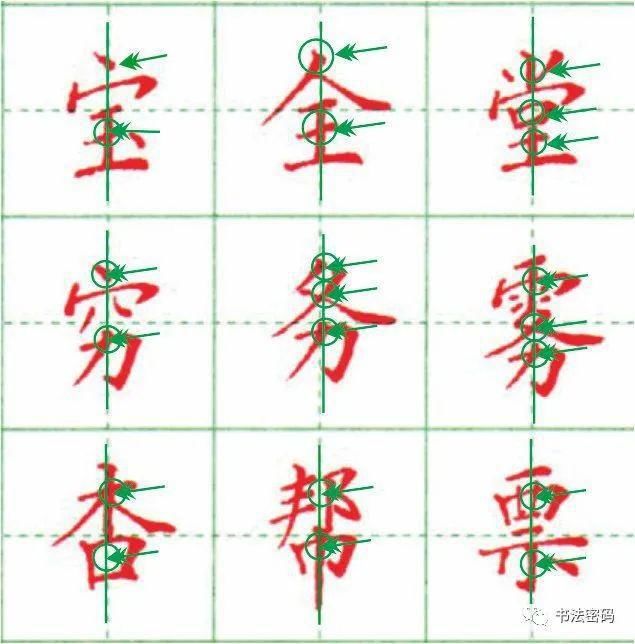  大小|“判大小、找中线、定比例”，写好上下结构汉字