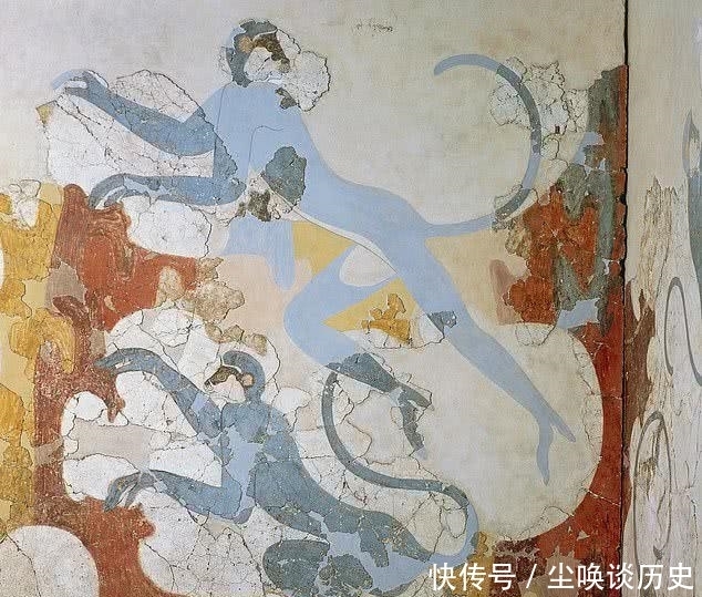  橄榄狒狒|1600年前的希腊壁画上为什么有印度猴子？考古学家：我们也不知道