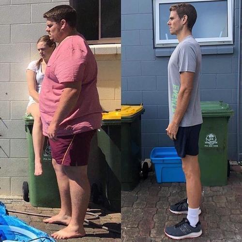 小伙|285斤小伙胖到不敢出门,坚持跳绳加椭圆机,9个月减掉130斤