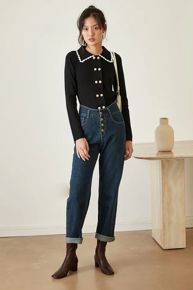 奶奶裤 针织衫+奶奶裤=好看好穿爆了!