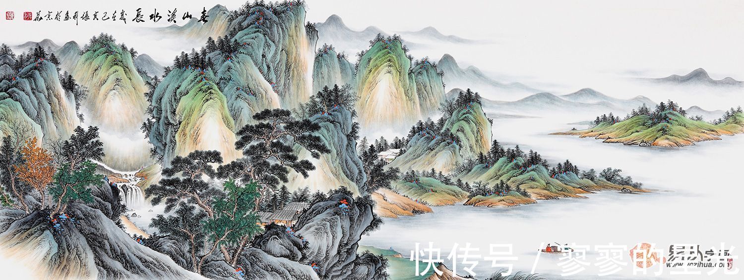 张利!张利山水画 意蕴深沉 体现了意境和情境魅力