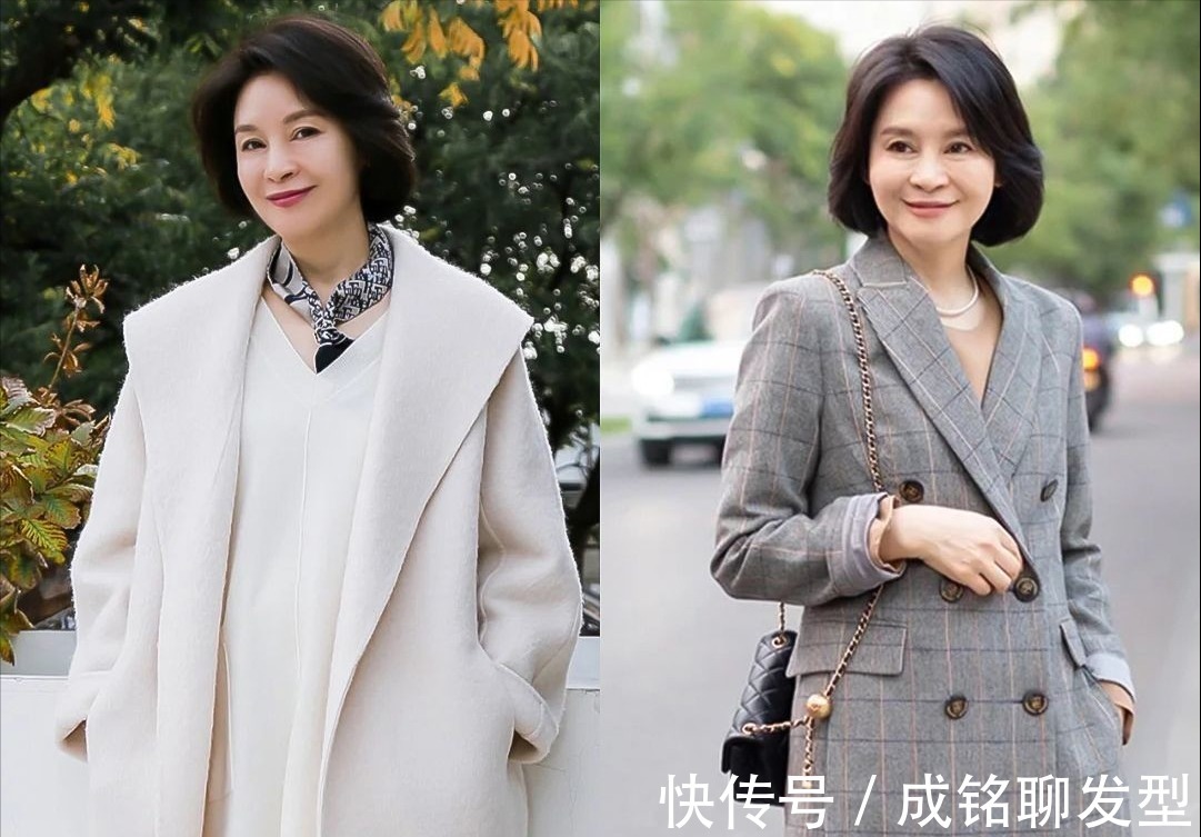 发质|50岁+的女士换发型,与其刻意装嫩,不如随意简单的发型更显年轻