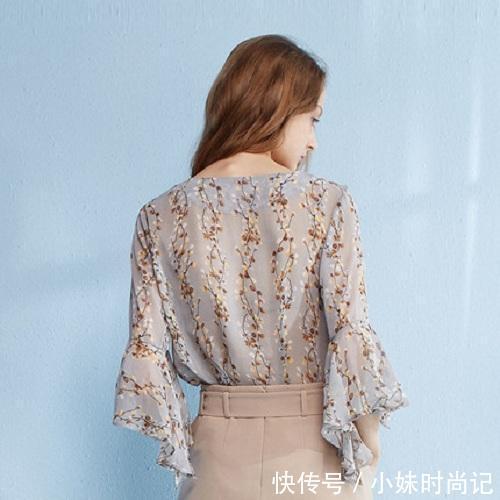 蕾丝 简约干练雪纺衫,尽显职场女神范