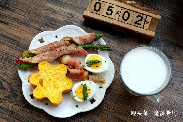 水煮西兰花|29天早餐分享,一人份,有荤有素有粗粮,自己做的早餐就是香