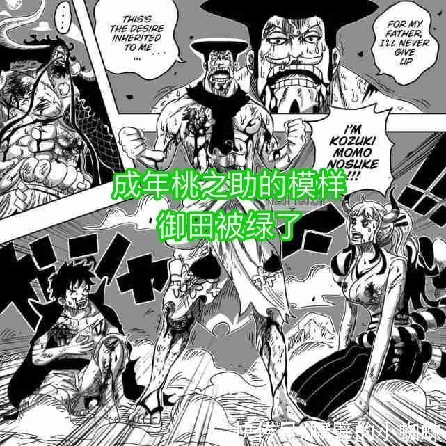 形态|海贼王:粉丝画出“成年桃之助”,人兽形态很帅,相貌却像白胡子